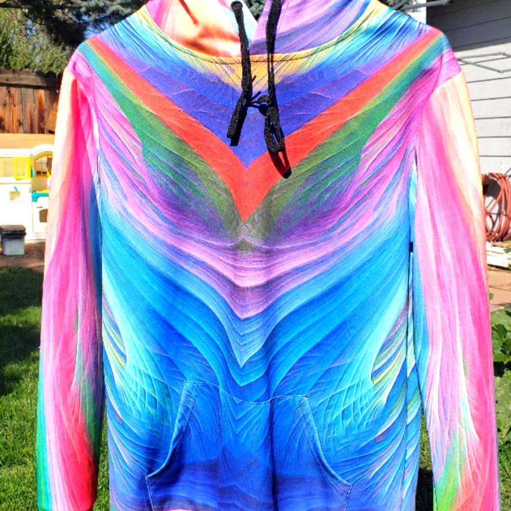 John Hancock Rainbow twist hoodie 🍭